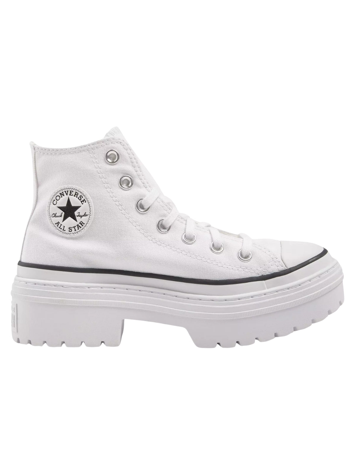 Converse Ladies Sneaker Lugged Heel Platform White-Black